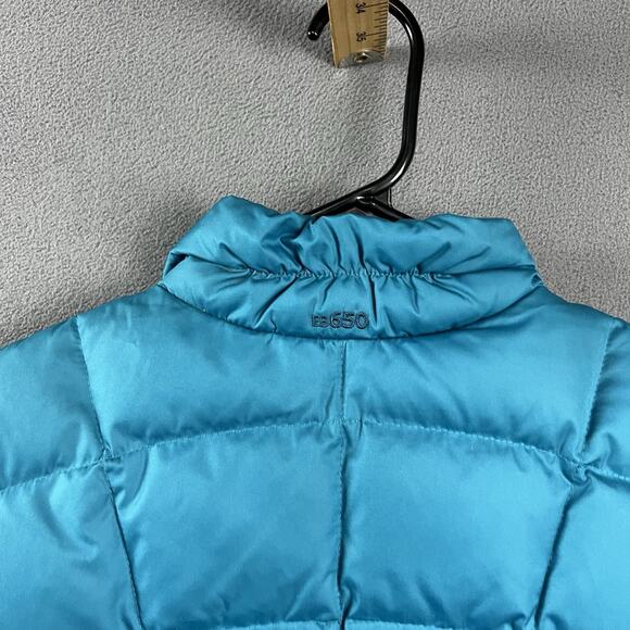 Eddie Bauer Vest Womens Large Blue 650 Down Puffer Full Zip Quilted Outdoor - Picture 6 of 9